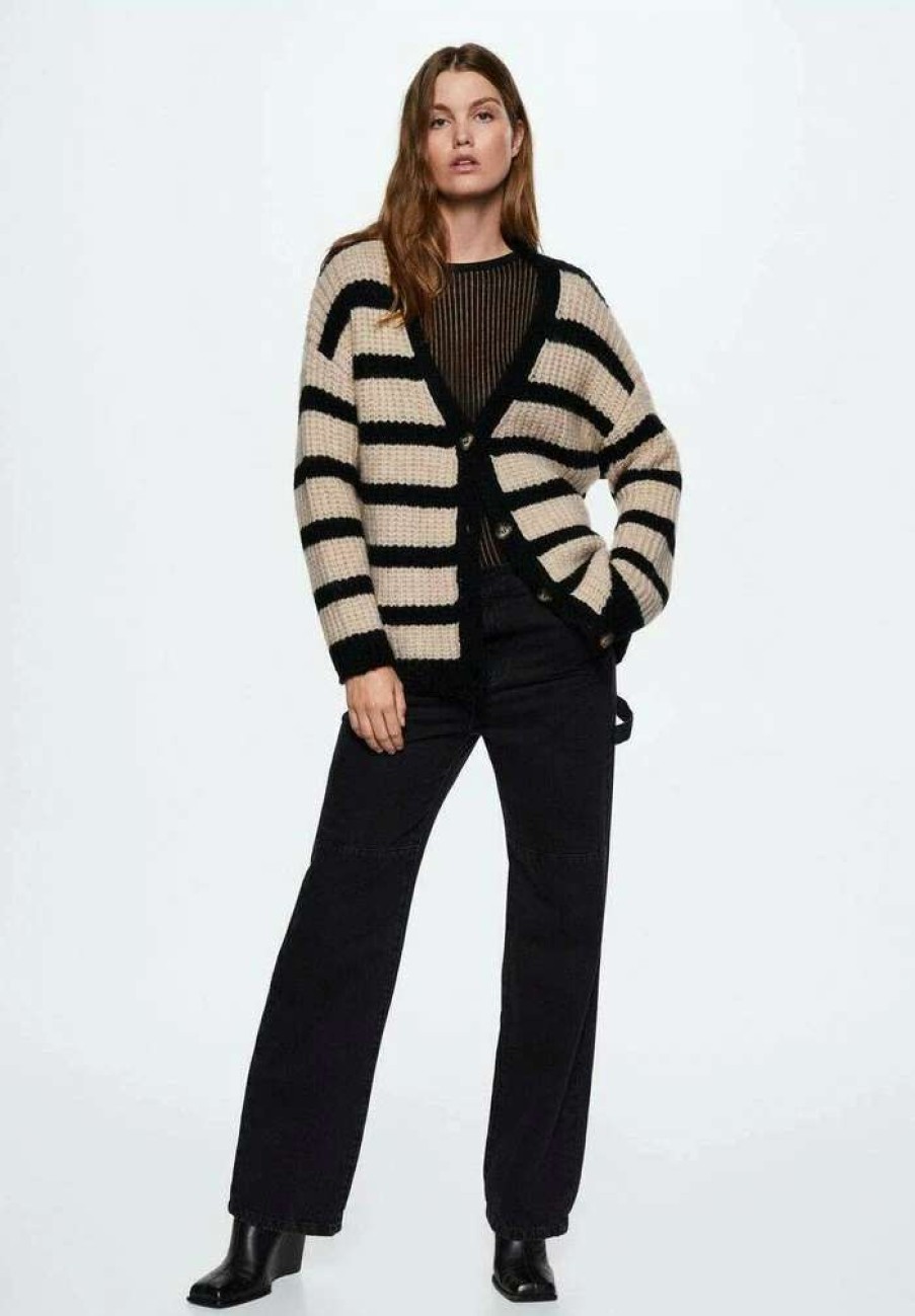 Clothing * | Mango Cardigan Sandfarben