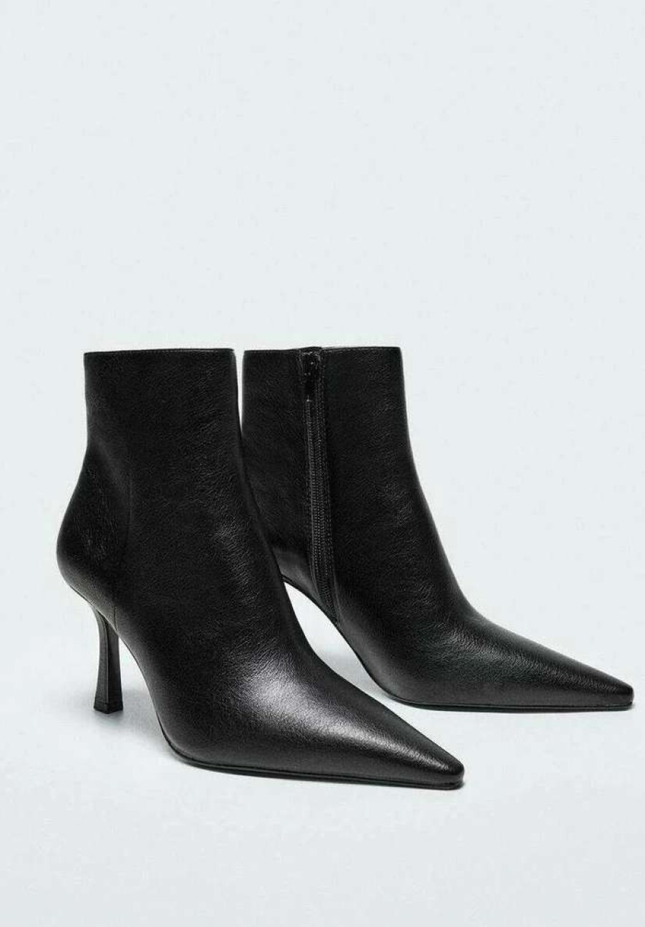 Shoe * | Mango Ankle Boots Zwart