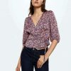 Clothing * | Mango Cruise Blouse Bleu