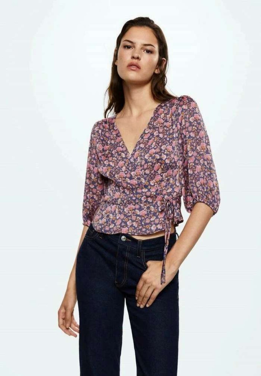 Clothing * | Mango Cruise Blouse Bleu