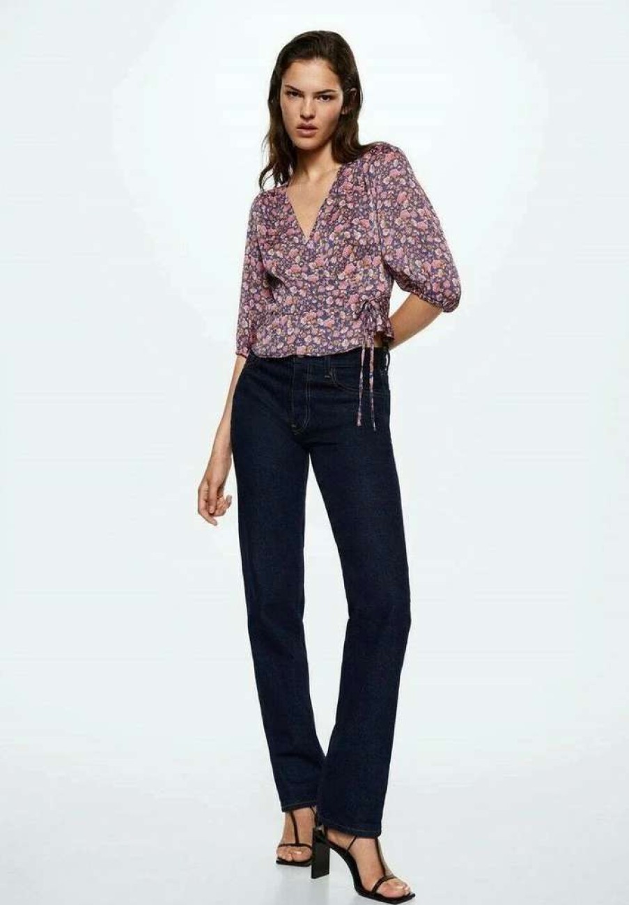 Clothing * | Mango Cruise Blouse Bleu