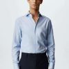 Clothing * | Mango Venezia Formal Shirt Blau