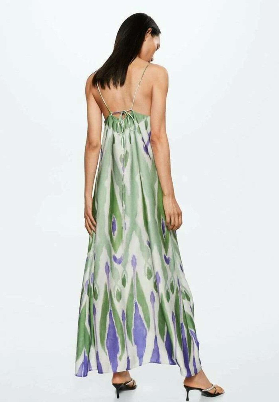 Clothing * | Mango Carry Maxi Dress Vert