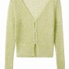 Clothing * | Mango Colby Cardigan Citron Vert