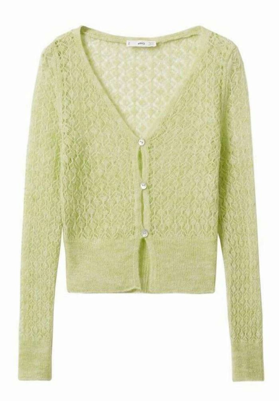 Clothing * | Mango Colby Cardigan Citron Vert