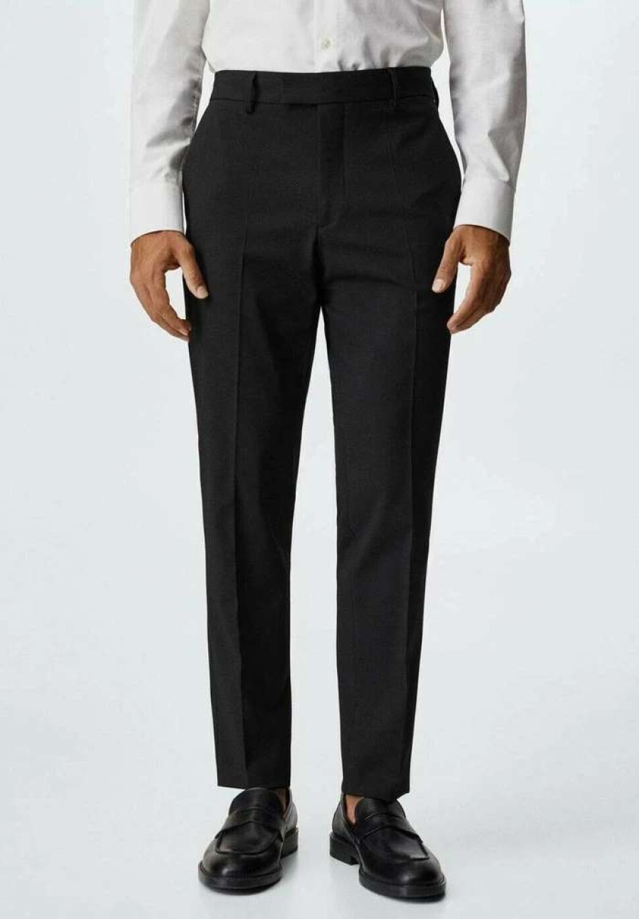 Clothing * | Mango Tuxedo Suit Trousers Black