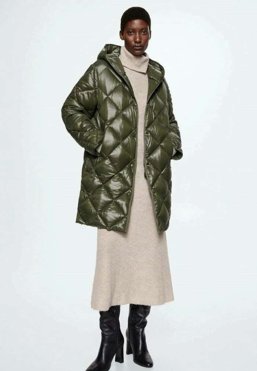 Clothing * | Mango Gamba Winter Coat Kaki