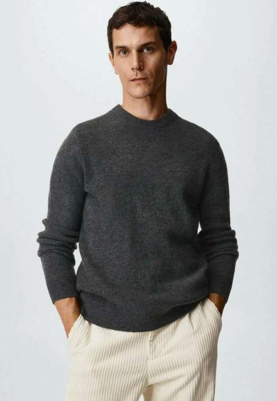 Clothing * | Mango Park Jumper Charcoal