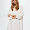 Clothing * | Mango Khan H Shirt Dress Blanc