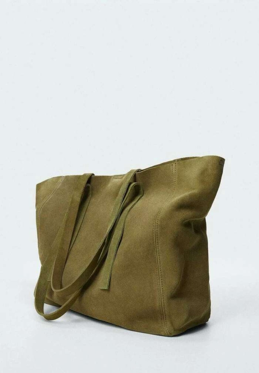 Accessoires * | Mango Fran Tote Bag Khaki