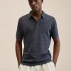 Clothing * | Mango Andrew Polo Shirt Bleu Marine