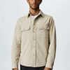 Clothing * | Mango Lemuy Shirt Beige