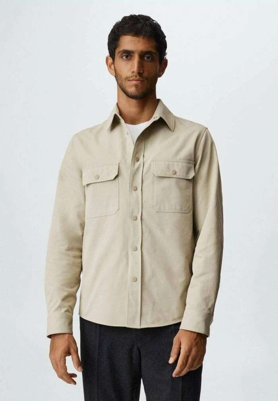 Clothing * | Mango Lemuy Shirt Beige