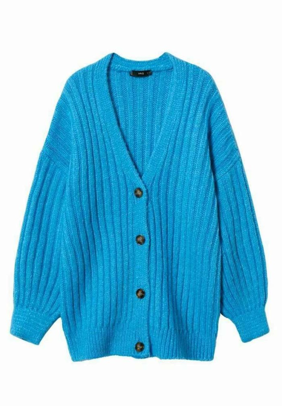 Clothing * | Mango Pitufo Cardigan Dark Blue