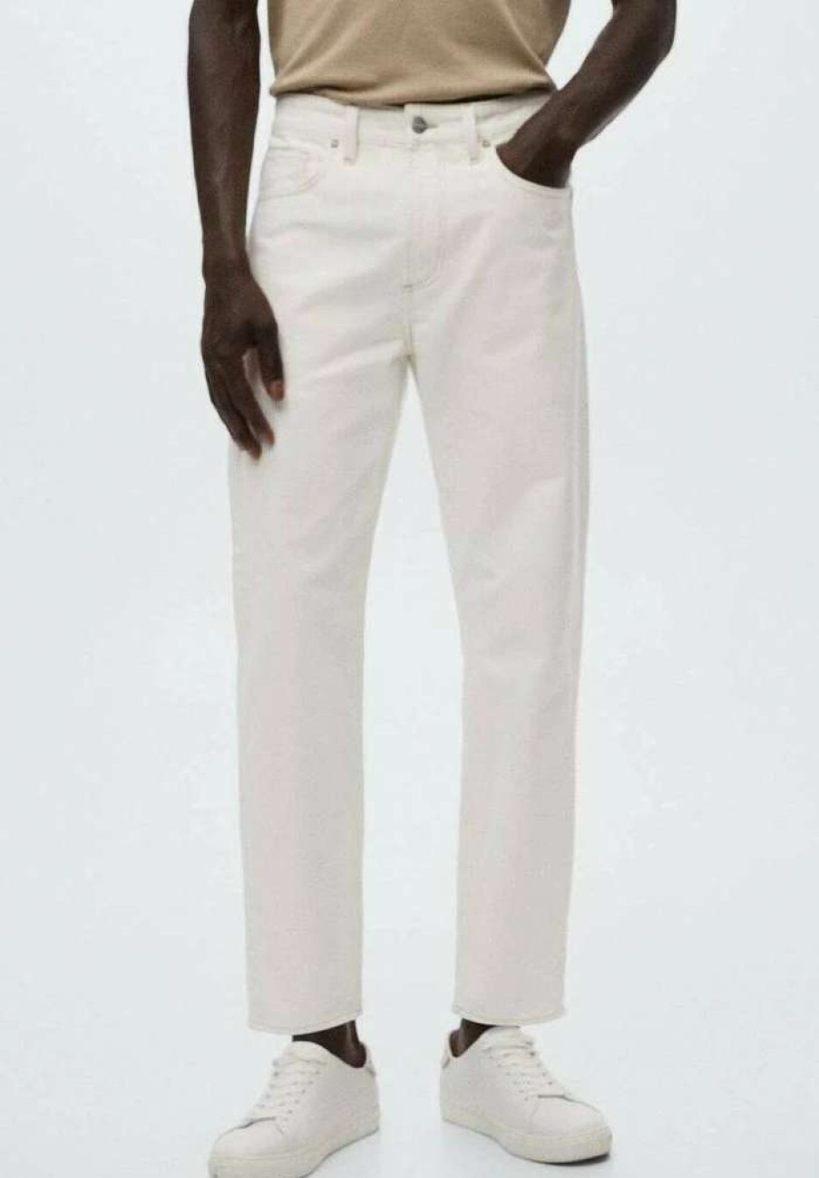 Clothing * | Mango Ben Straight Leg Jeans Blanc