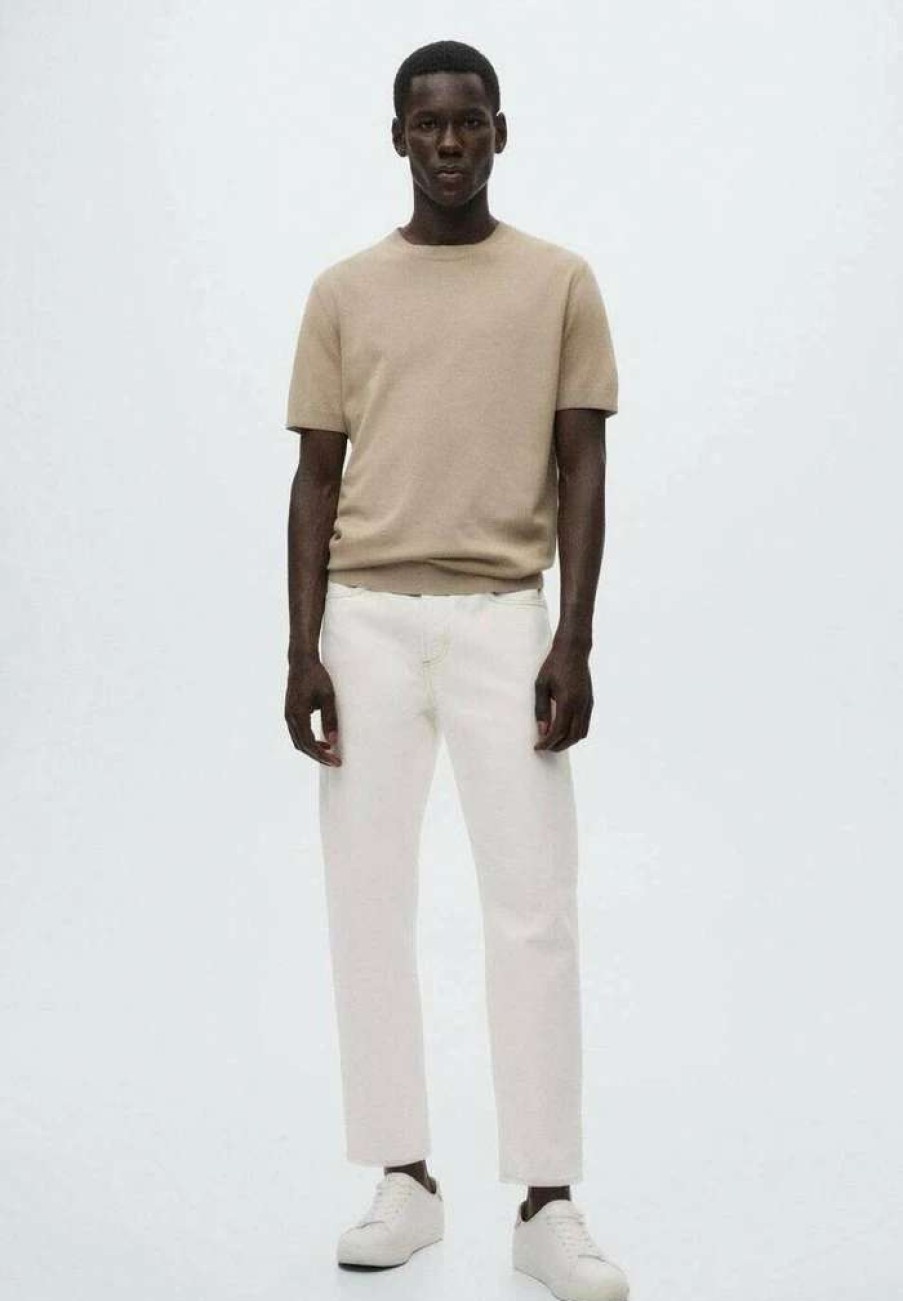 Clothing * | Mango Ben Straight Leg Jeans Blanc