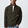 Clothing * | Mango David Summer Jacket Dunkelgrun