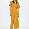 Clothing * | Mango Trona H Jumpsuit Moutarde