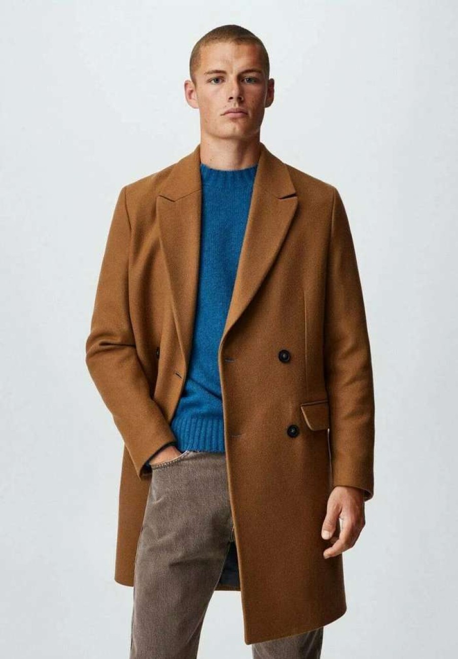 Clothing * | Mango Barley Classic Coat Mittelbraun