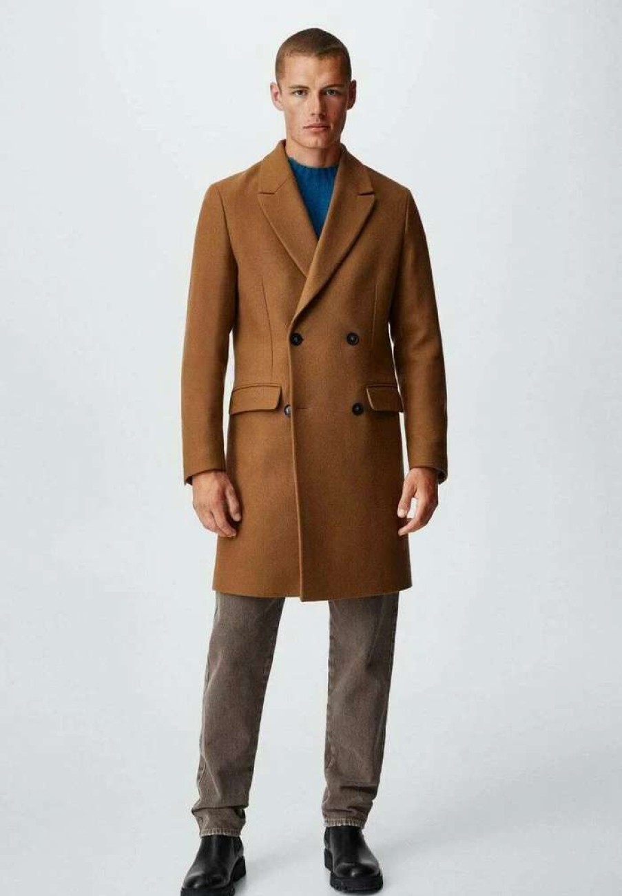 Clothing * | Mango Barley Classic Coat Mittelbraun