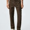 Clothing * | Mango Bruno Trousers Middenbruin