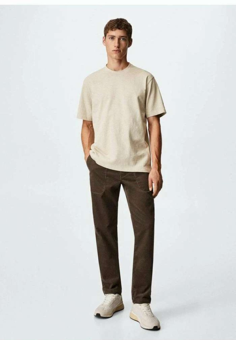 Clothing * | Mango Bruno Trousers Middenbruin