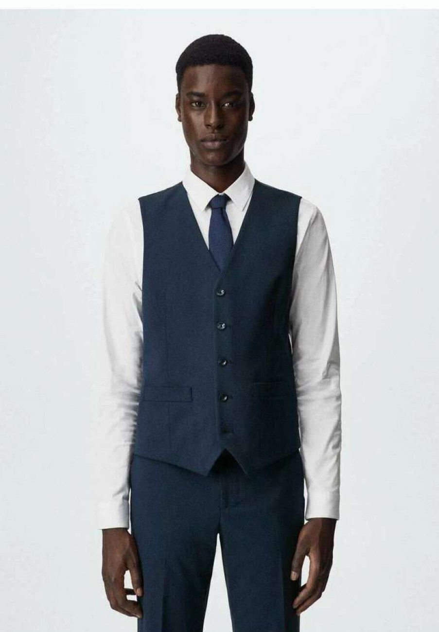 Clothing * | Mango Brasilia Suit Waistcoat Donkermarine