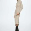 Clothing * | Mango Foldoc Jumper Dress Light Pastel Grey