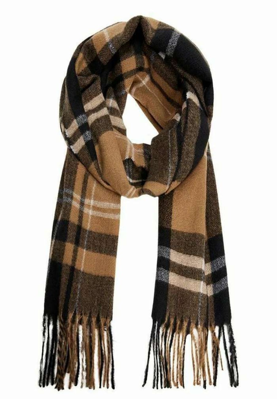 Accessoires * | Mango Stirling Scarf Mittelbraun