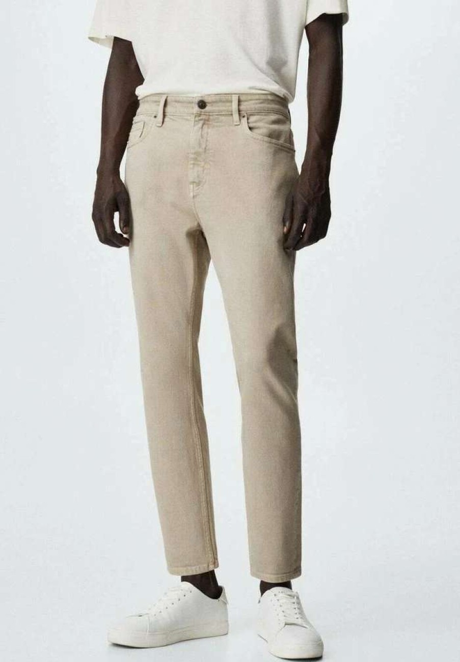 Clothing * | Mango Tom Jeans Tapered Fit Beige