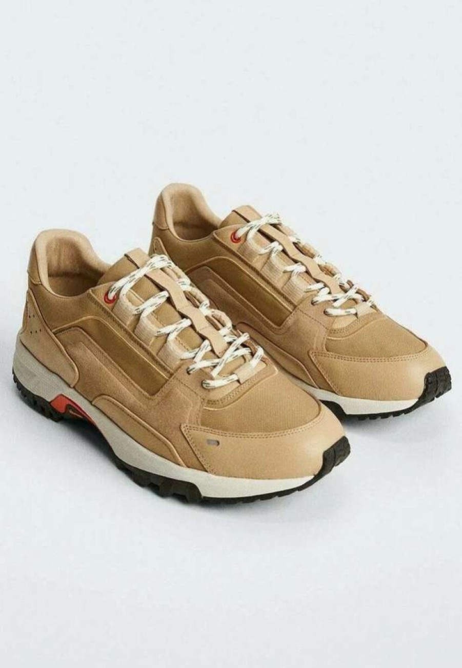 Shoe * | Mango Hiking Trainers Cremeweis