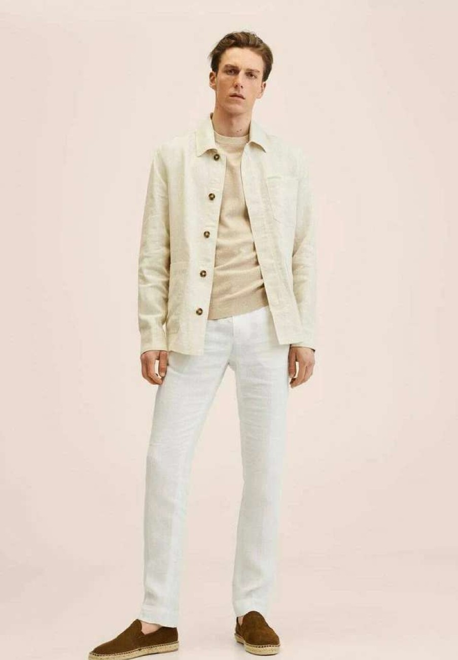 Clothing * | Mango Work Summer Jacket Sand