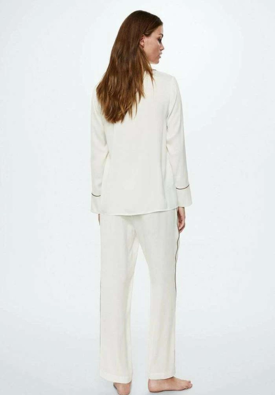 Nightwear * | Mango Calma Pyjama Top Off White