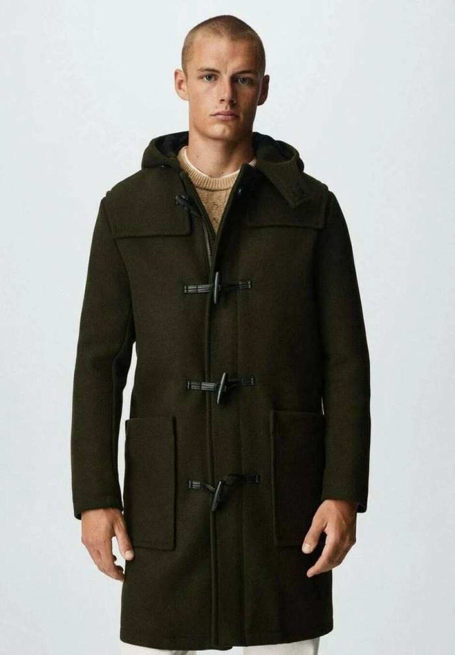 Clothing * | Mango Faro Classic Coat Khaki