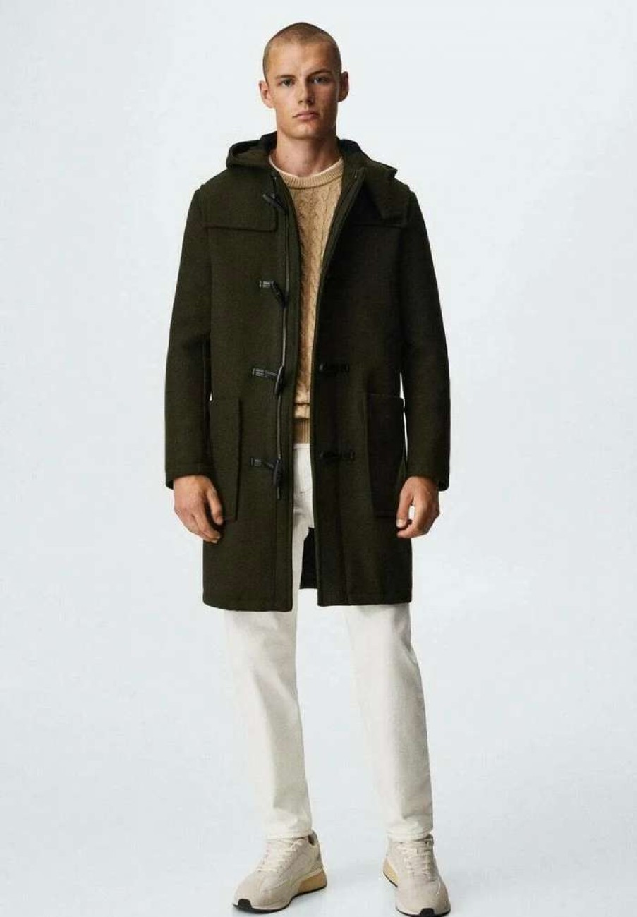 Clothing * | Mango Faro Classic Coat Khaki