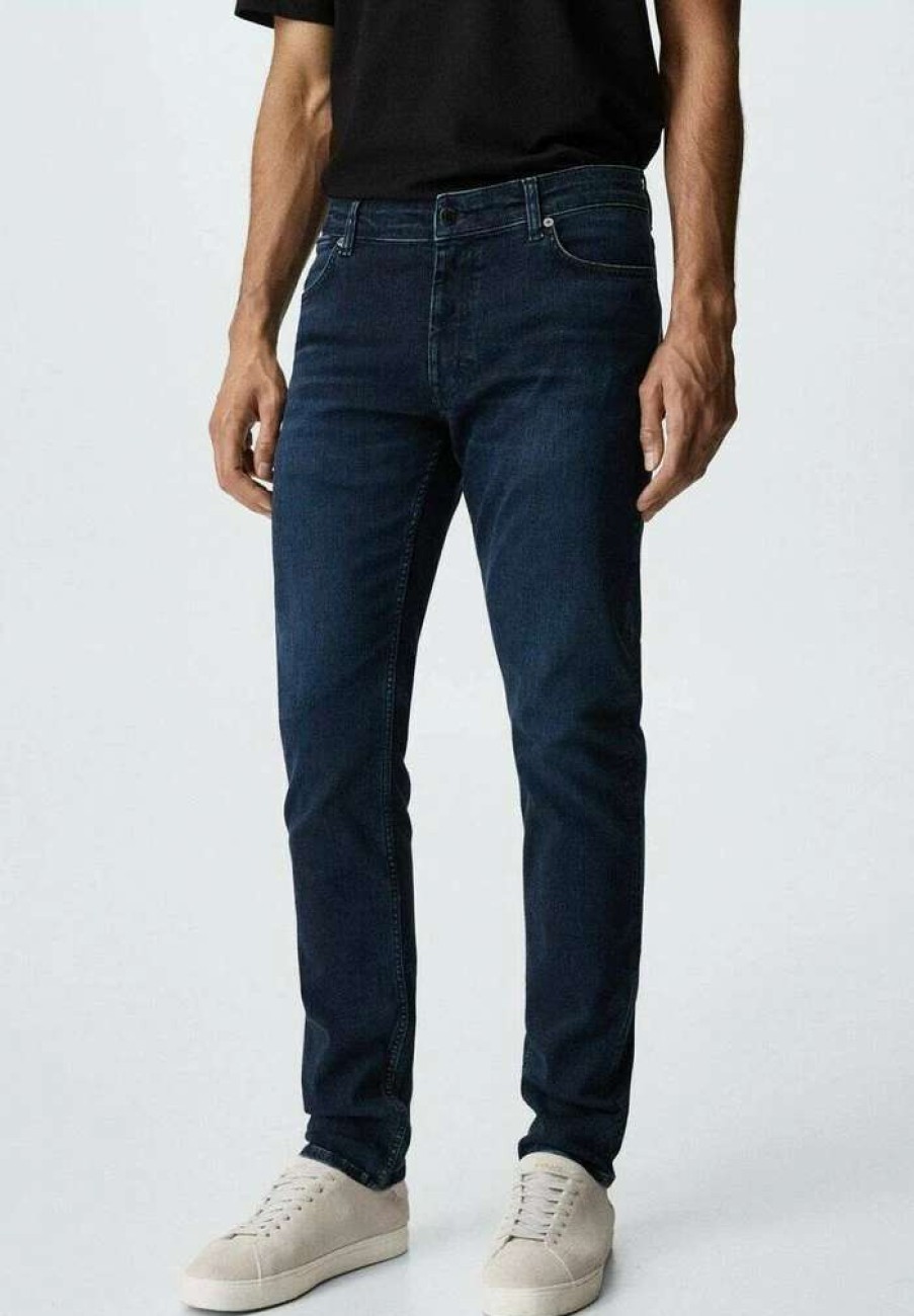 Clothing * | Mango Jan Straight Leg Jeans Deep Dark Blue