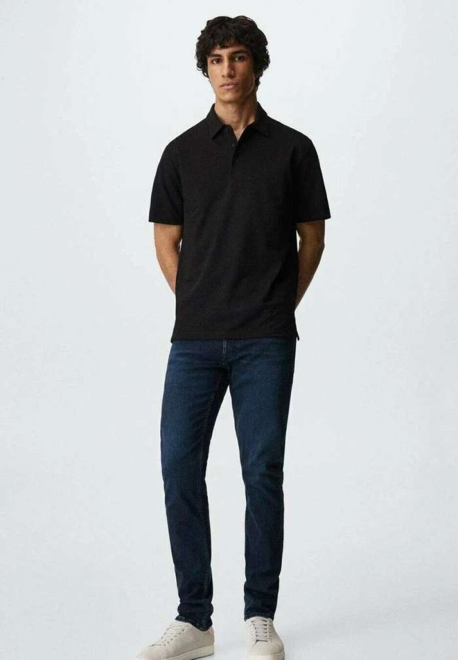 Clothing * | Mango Jan Straight Leg Jeans Deep Dark Blue