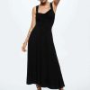 Clothing * | Mango Maxi Dress Zwart