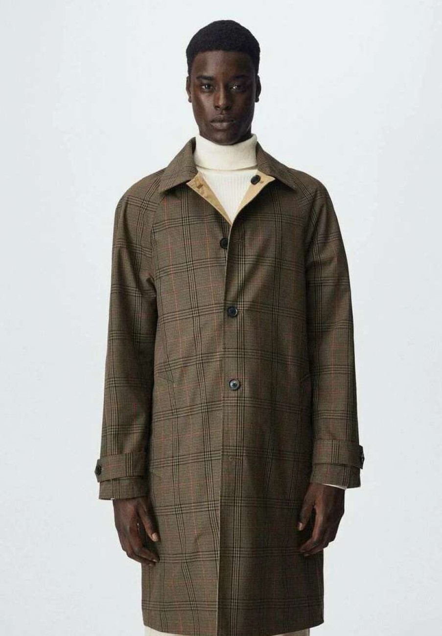 Clothing * | Mango Trencho Classic Coat Braun