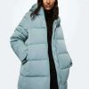 Clothing * | Mango Tokyo Winter Coat Bla