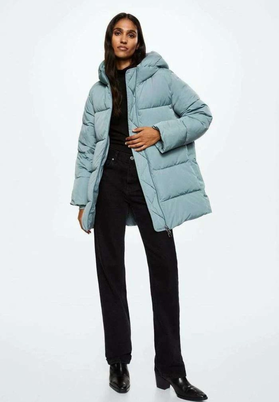 Clothing * | Mango Tokyo Winter Coat Bla