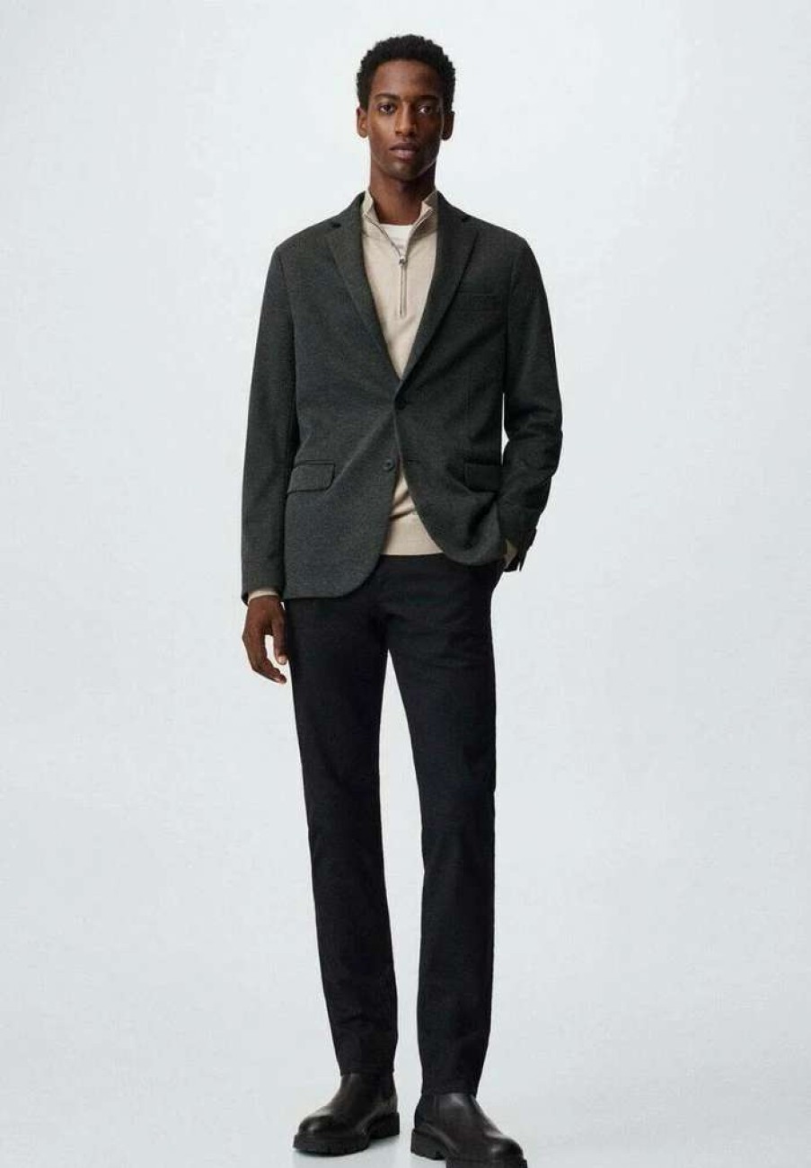 Clothing * | Mango Verner Blazer Jacket Grau