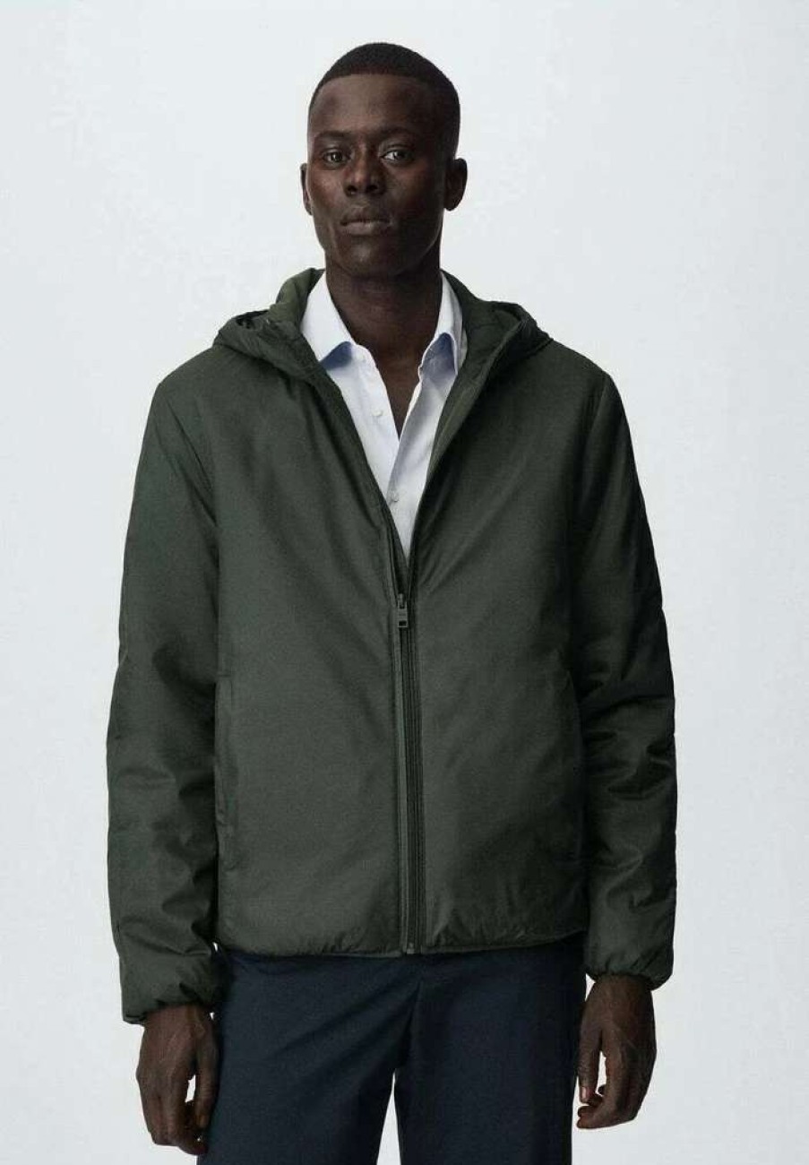 Clothing * | Mango Nada-I Outdoor Jacket Khaki