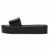 Shoe * | Mango Pat Pool Slides Noir