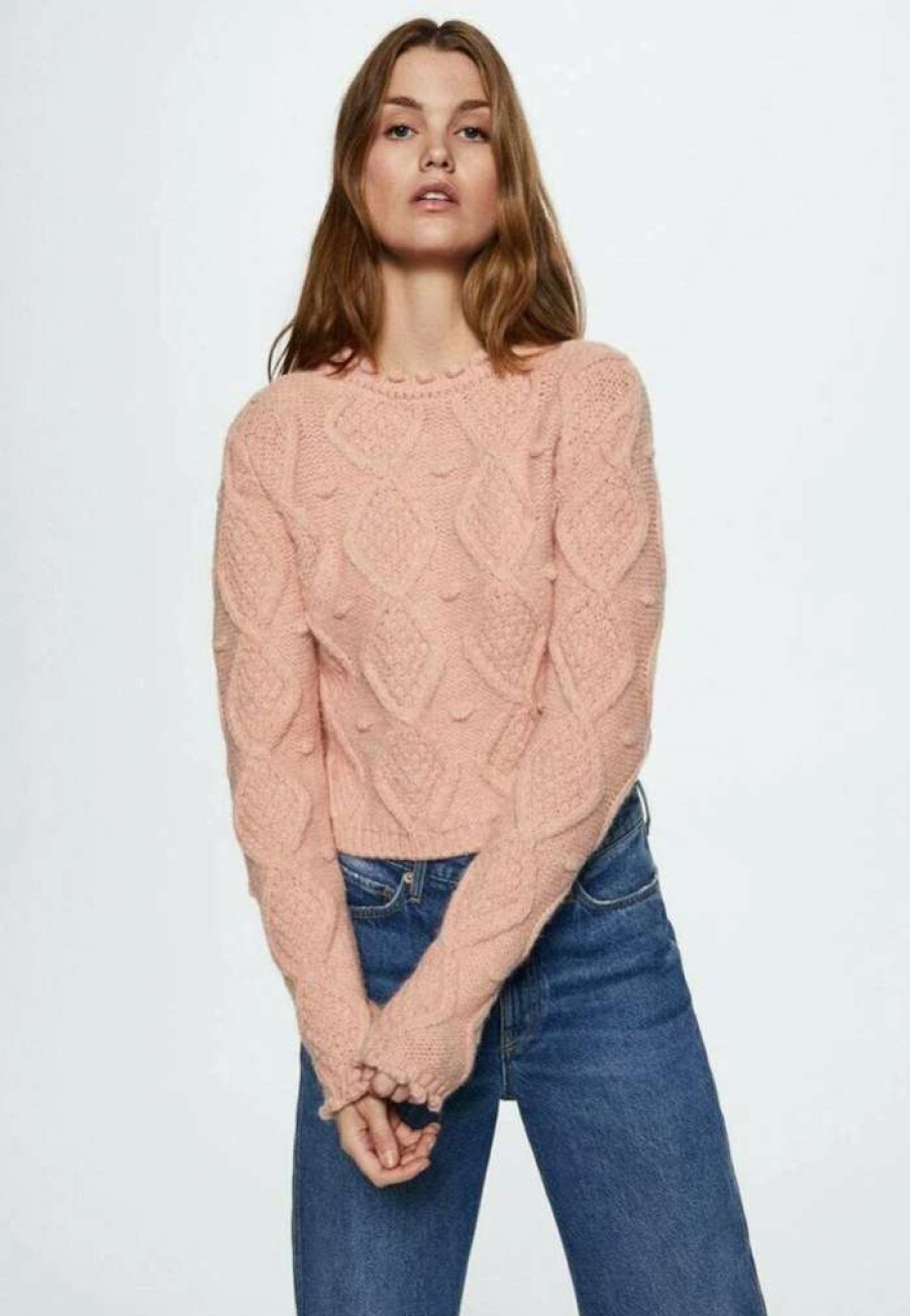 Clothing * | Mango Trixie Jumper Salmon