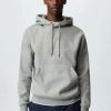 Clothing * | Mango Bono Hoodie Gris Chine Clair