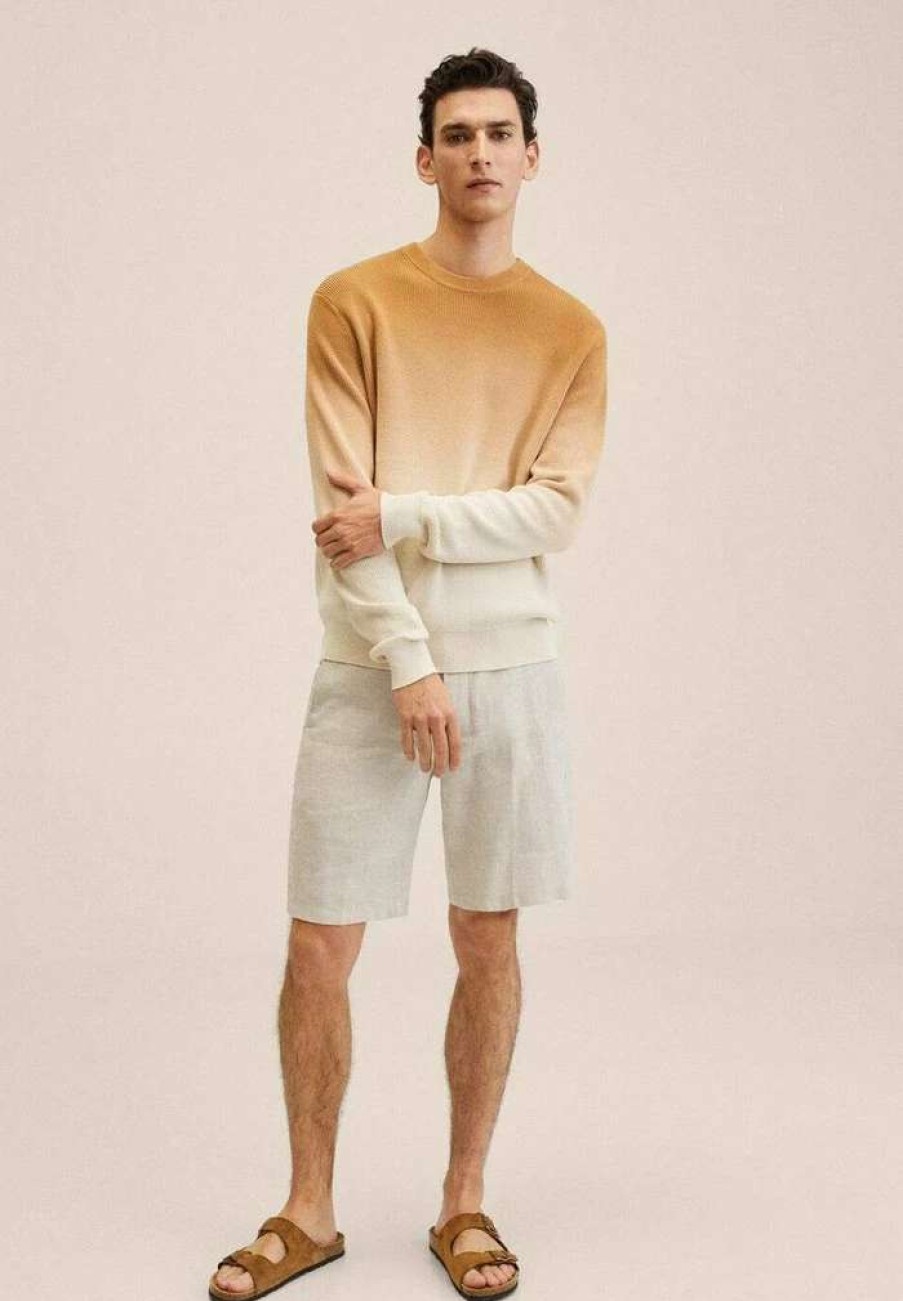 Clothing * | Mango Carp Shorts Ecru