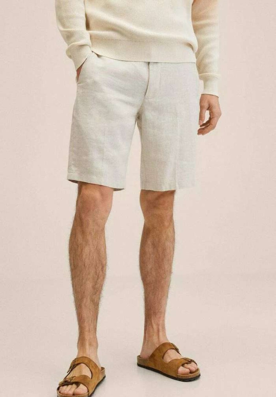 Clothing * | Mango Carp Shorts Ecru