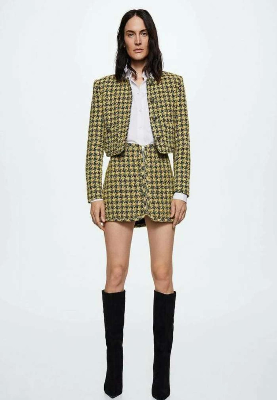 Clothing * | Mango Lexy Blazer Pastelowy Zolty