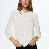 Clothing * | Mango London Blouse Wit